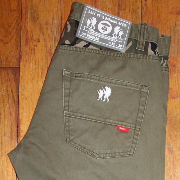 Bape Other - Y2K Aape Camouflage Slim Fit Pants